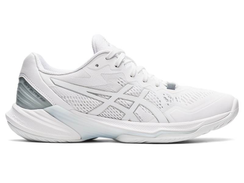 Sapatos De Voleibol Asics SKY ELITE FF 2 Mulher Branco, 2129A241.743